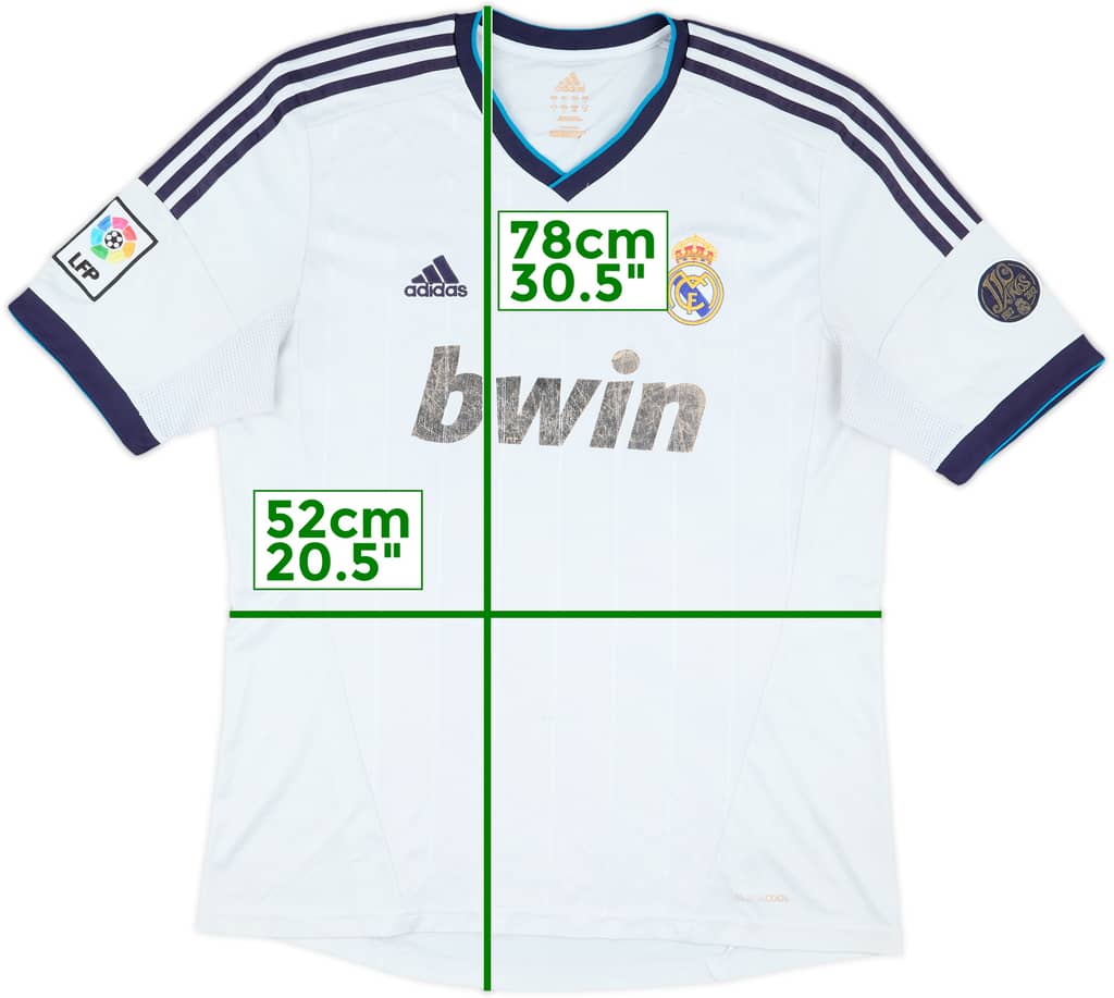 2012-13 Real Madrid Home Shirt - 4/10 - (L)