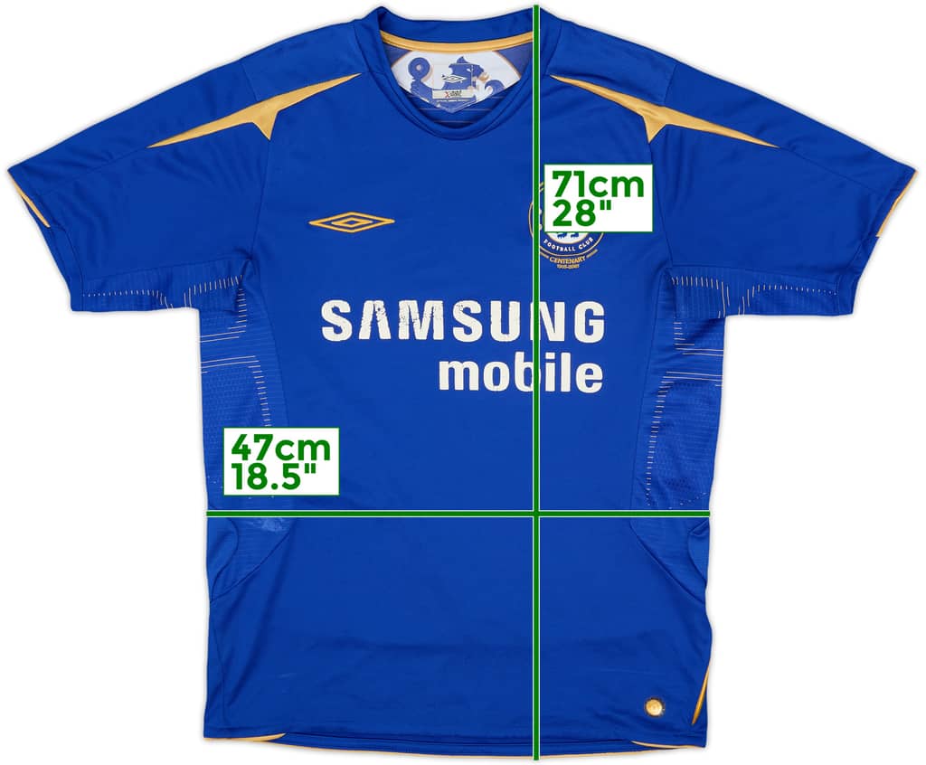 2005-06 Chelsea Centenary Home Shirt - 5/10 - (XL.Boys)