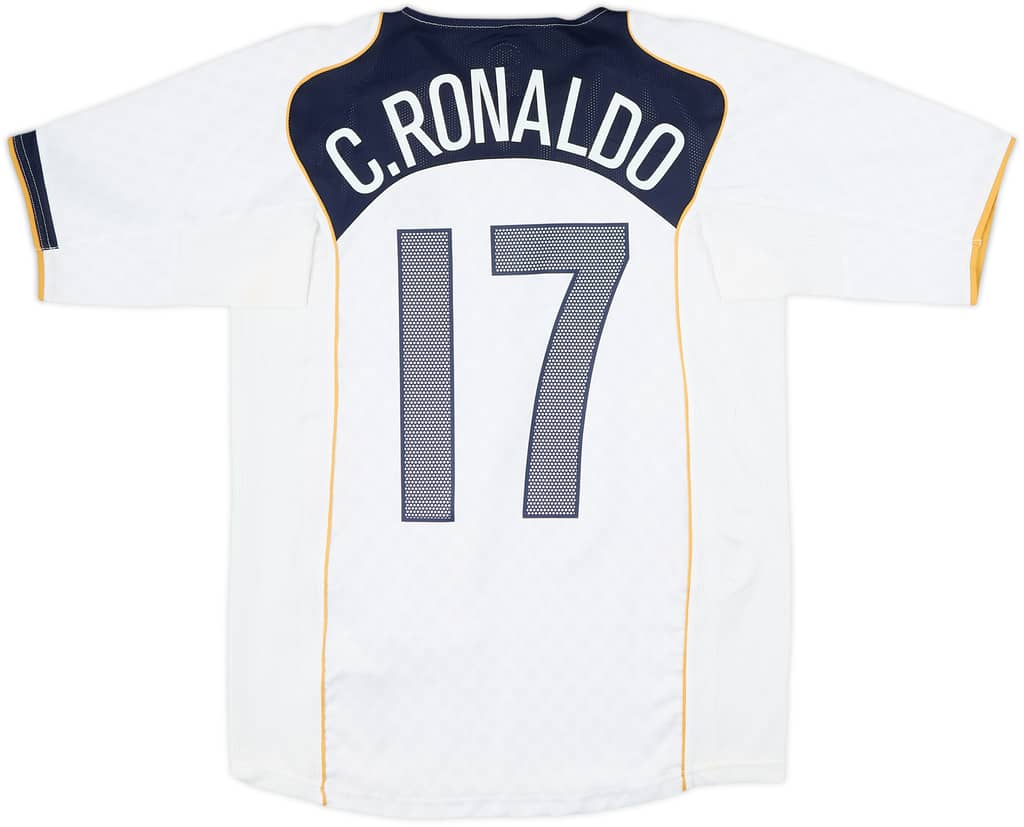 2004-06 Portugal Away Shirt C.Ronaldo #17 - 9/10 - (XL.Boys)