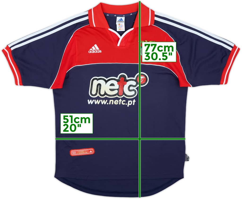 2000-01 Benfica Away Shirt - 7/10 - (M)