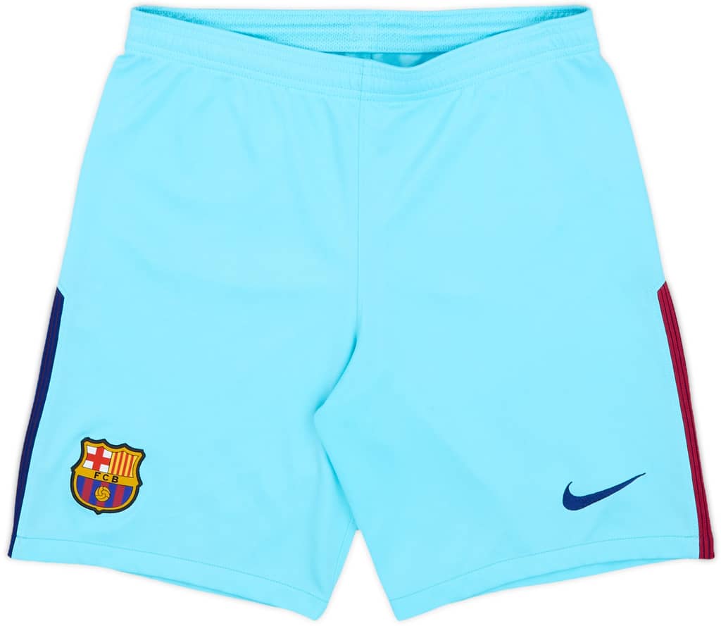 2017-18 Barcelona Away Shorts - 9/10 - (S)