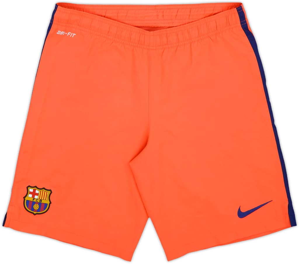 2014-15 Barcelona Away Shorts - 9/10 - (S)