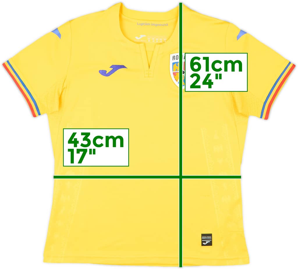 2023-24 Romania Home Shirt - 9/10 - (Women's M)