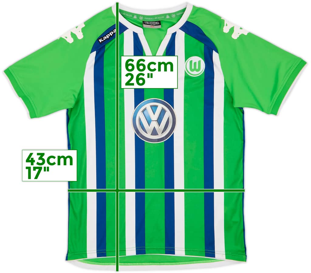 2015-16 Wolfsburg Away Shirt - 9/10 - (XL.Boys)
