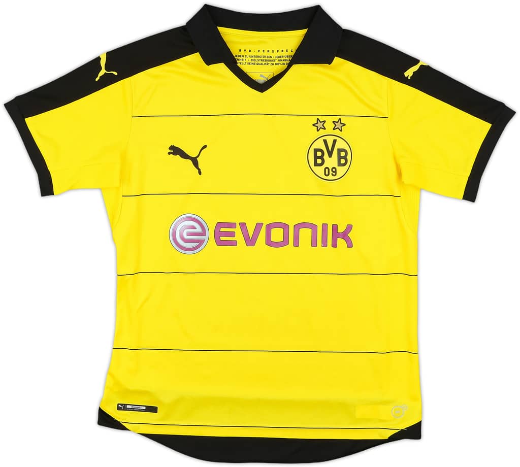 2015-16 Borussia Dortmund Home Shirt - 8/10 - (L.Boys)