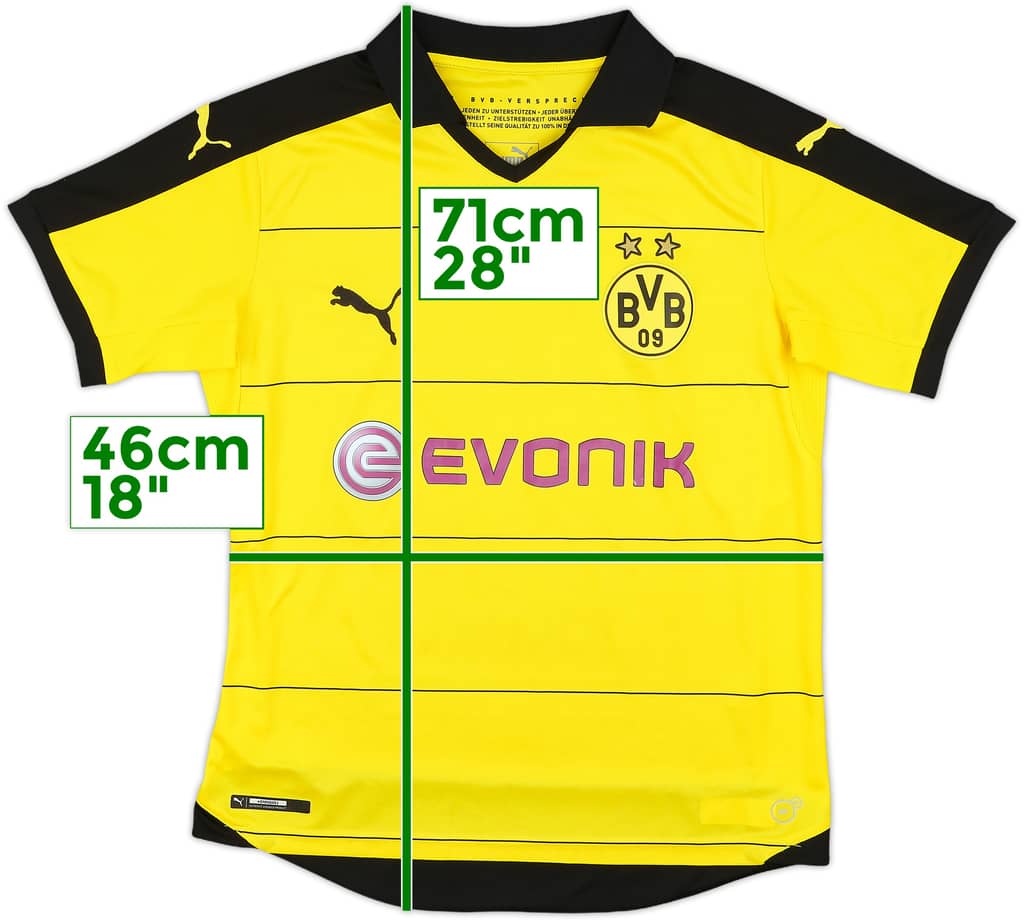 2015-16 Borussia Dortmund Home Shirt - 8/10 - (L.Boys)