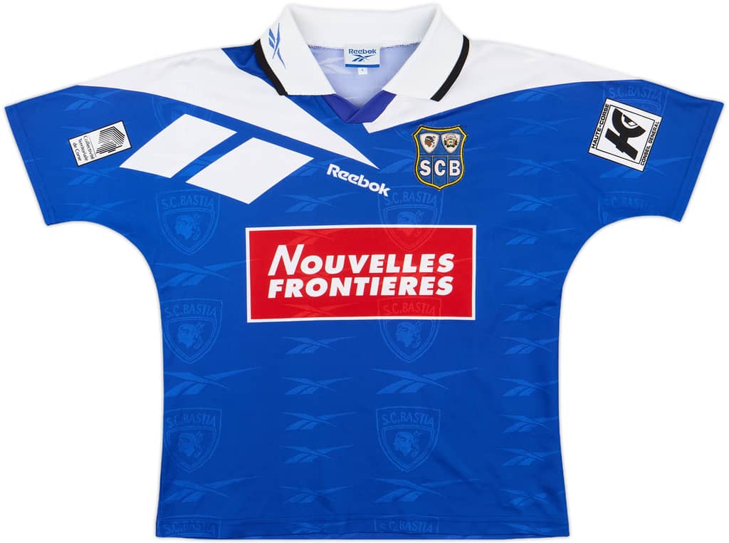 1995-96 Bastia Home Shirt - 9/10 - (L.Boys)