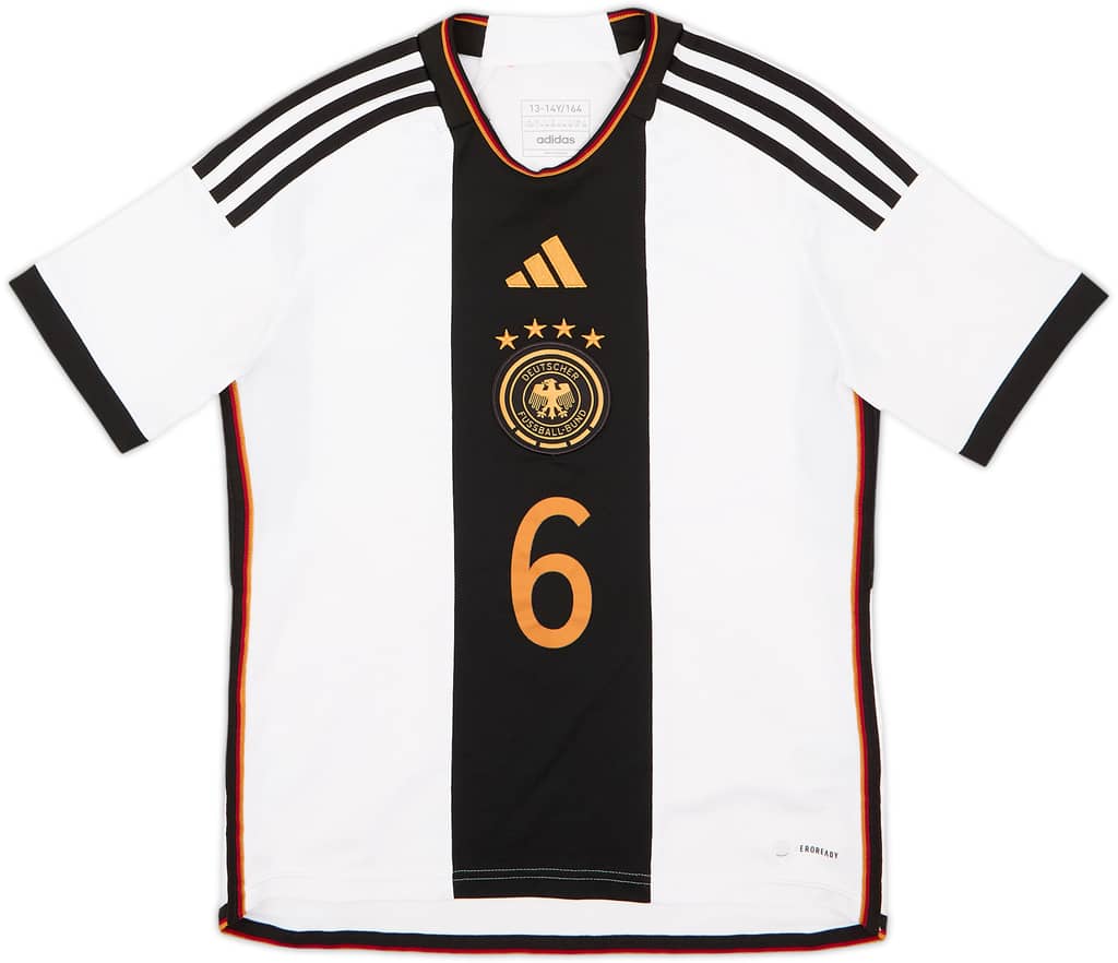 2022-23 Germany Home Shirt Kimmich #6 - 6/10 - (L.Boys)
