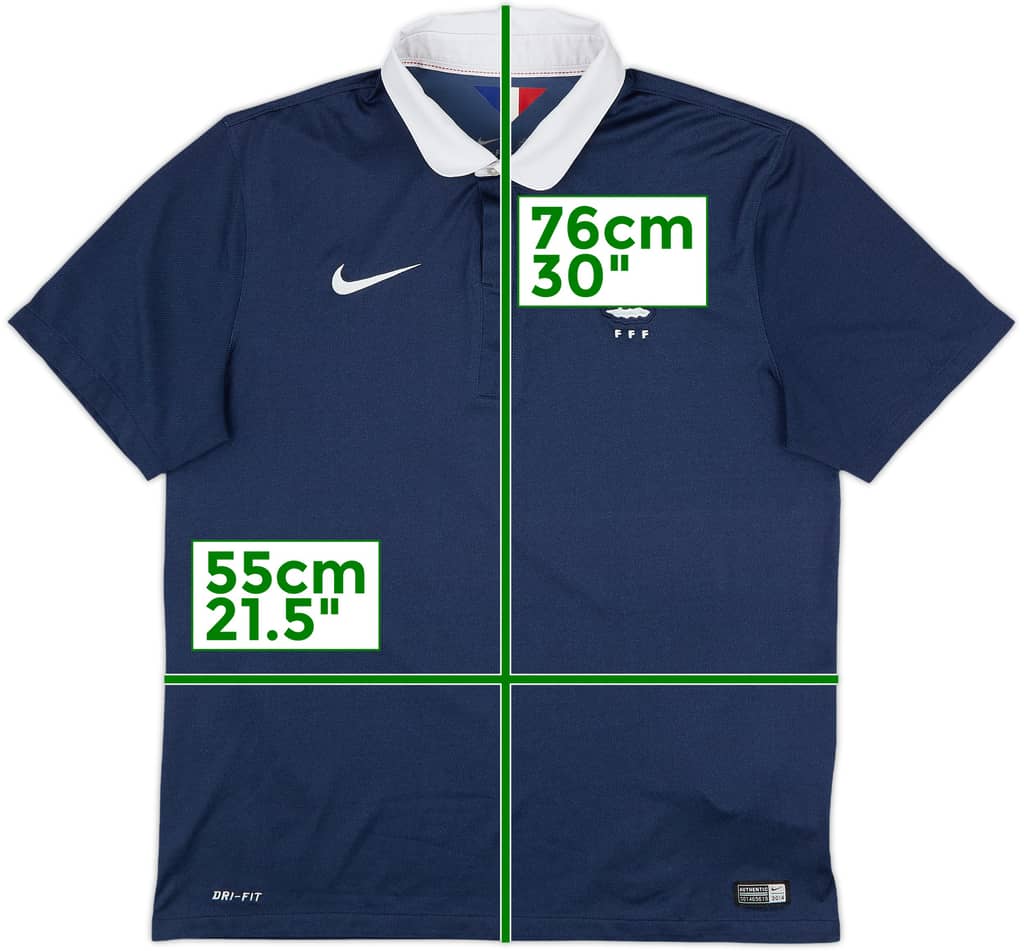 2014-15 France Home Shirt - 6/10 - (L)