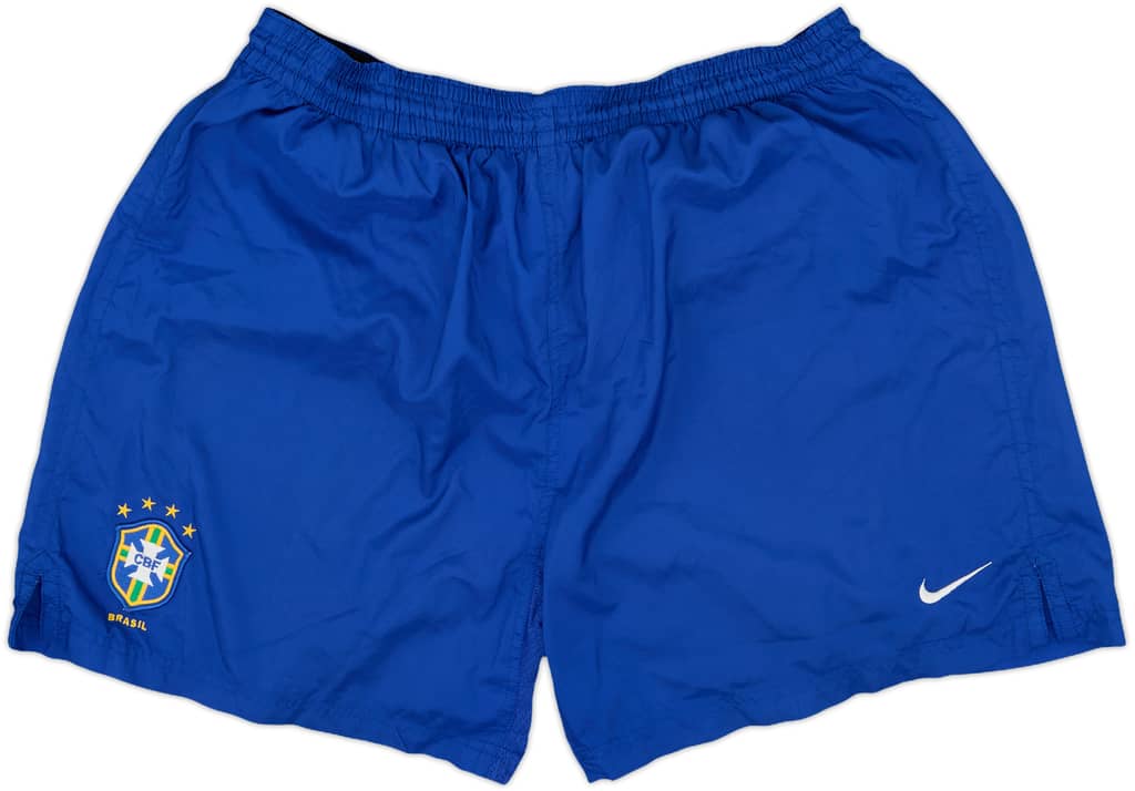 2000-02 Brazil Home Shorts - 9/10 - (XL)