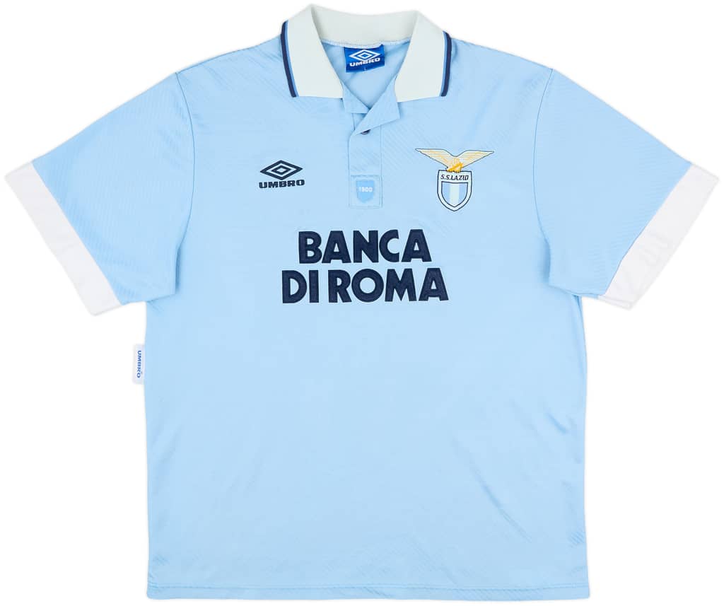 1993-95 Lazio Home Shirt - 8/10 - (L)