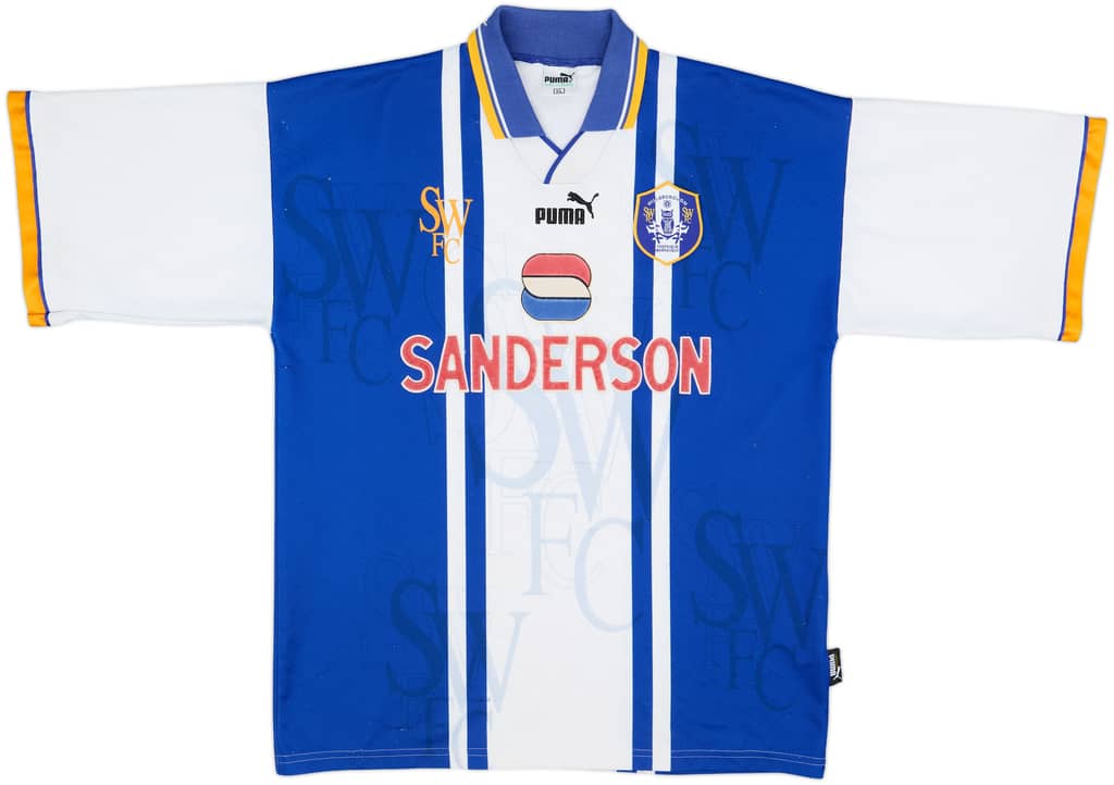 1995-97 Sheffield Wednesday Home Shirt - 8/10 - (XL)