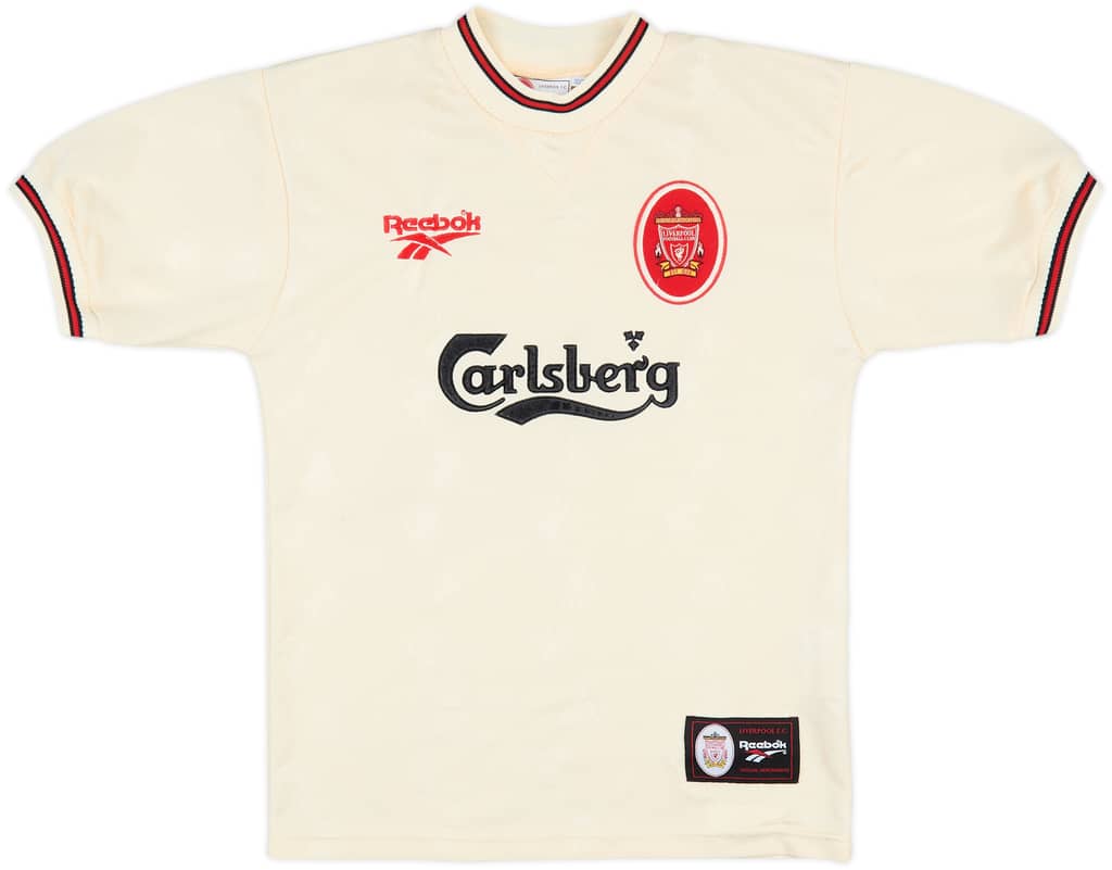 1996-97 Liverpool Away Shirt - 9/10 - (M.Boys)