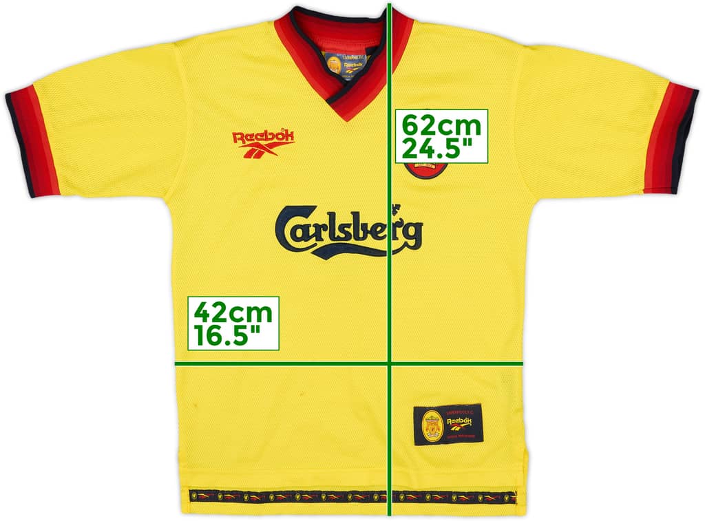 1997-99 Liverpool Away Shirt - 7/10 - (XL.Boys)
