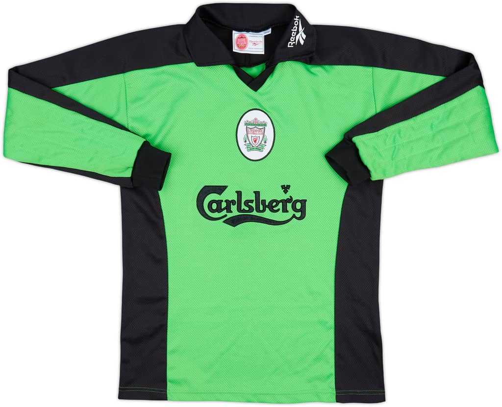 1997-98 Liverpool GK Shirt - 9/10 - (M.Boys)