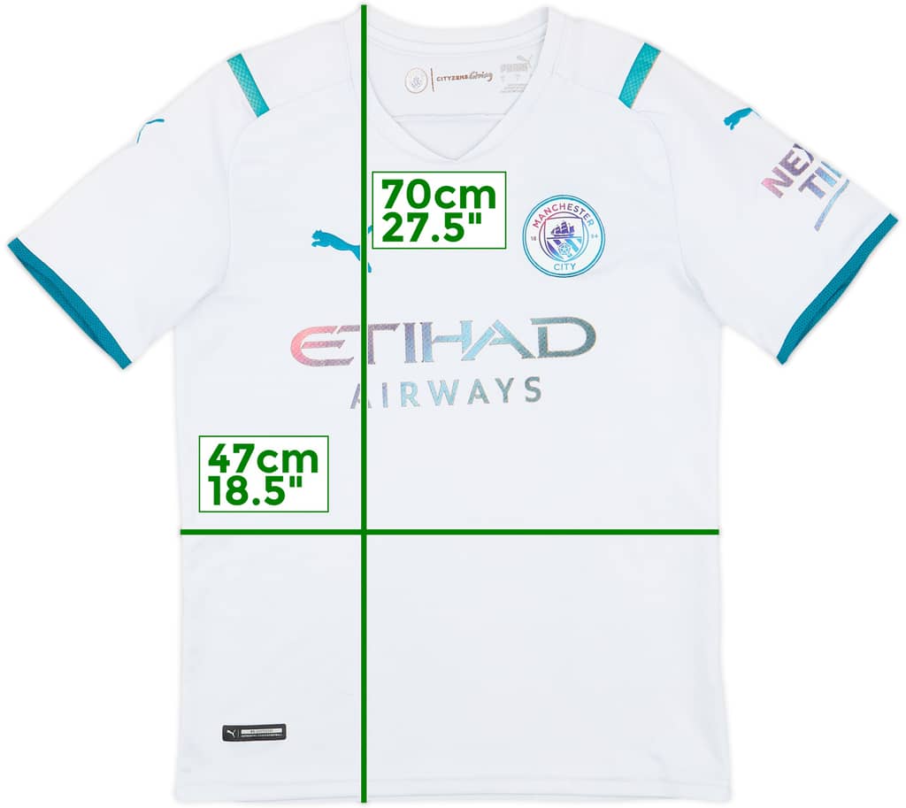 2021-22 Manchester City Away Shirt - 5/10 - (S)