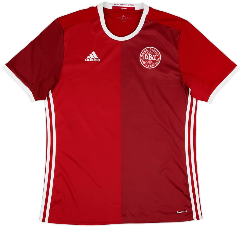 2015-16 Denmark Home Shirt - 9/10 - (L)