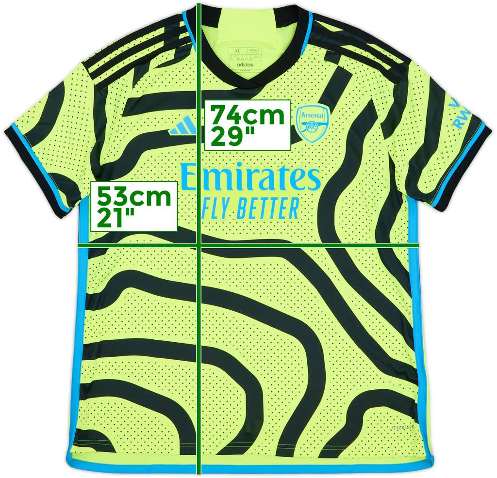 2023-24 Arsenal Away Shirt - 7/10 - (XL.Boys)