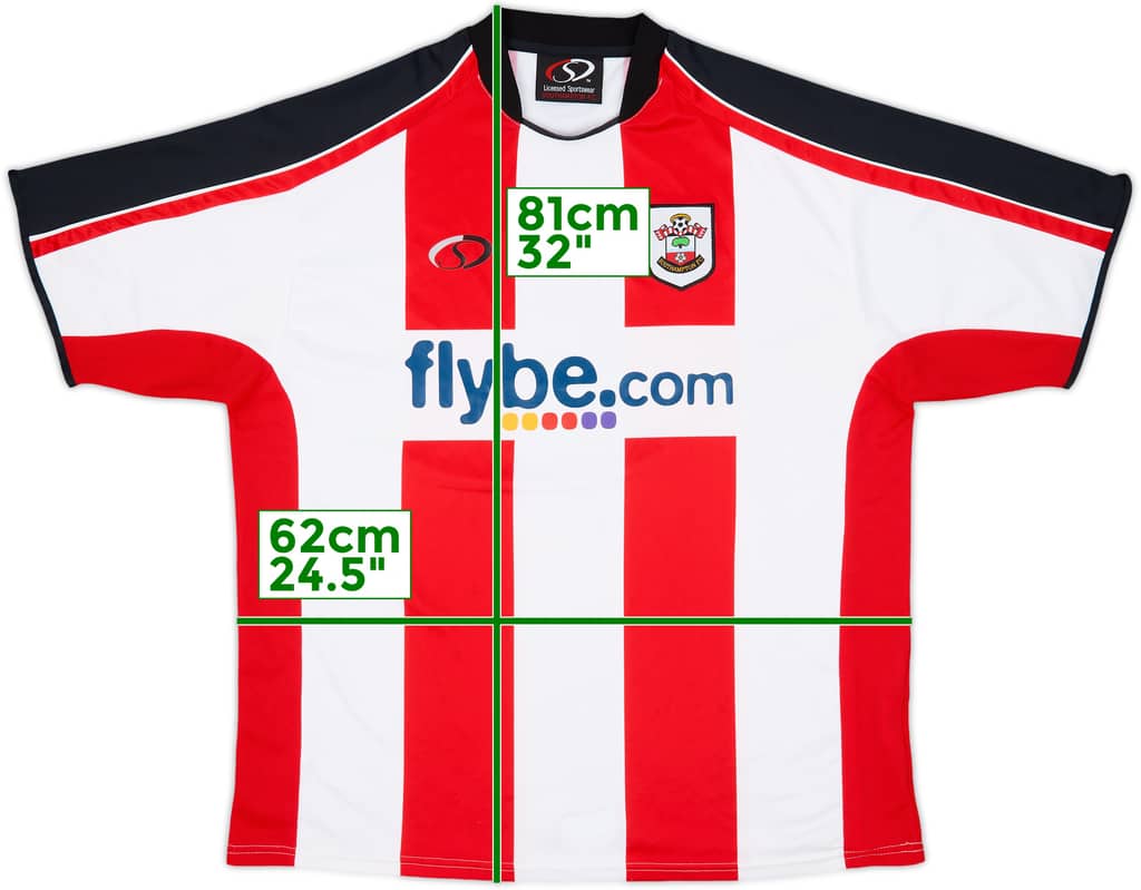 2006-08 Southampton Home Shirt - 8/10 - (XL)