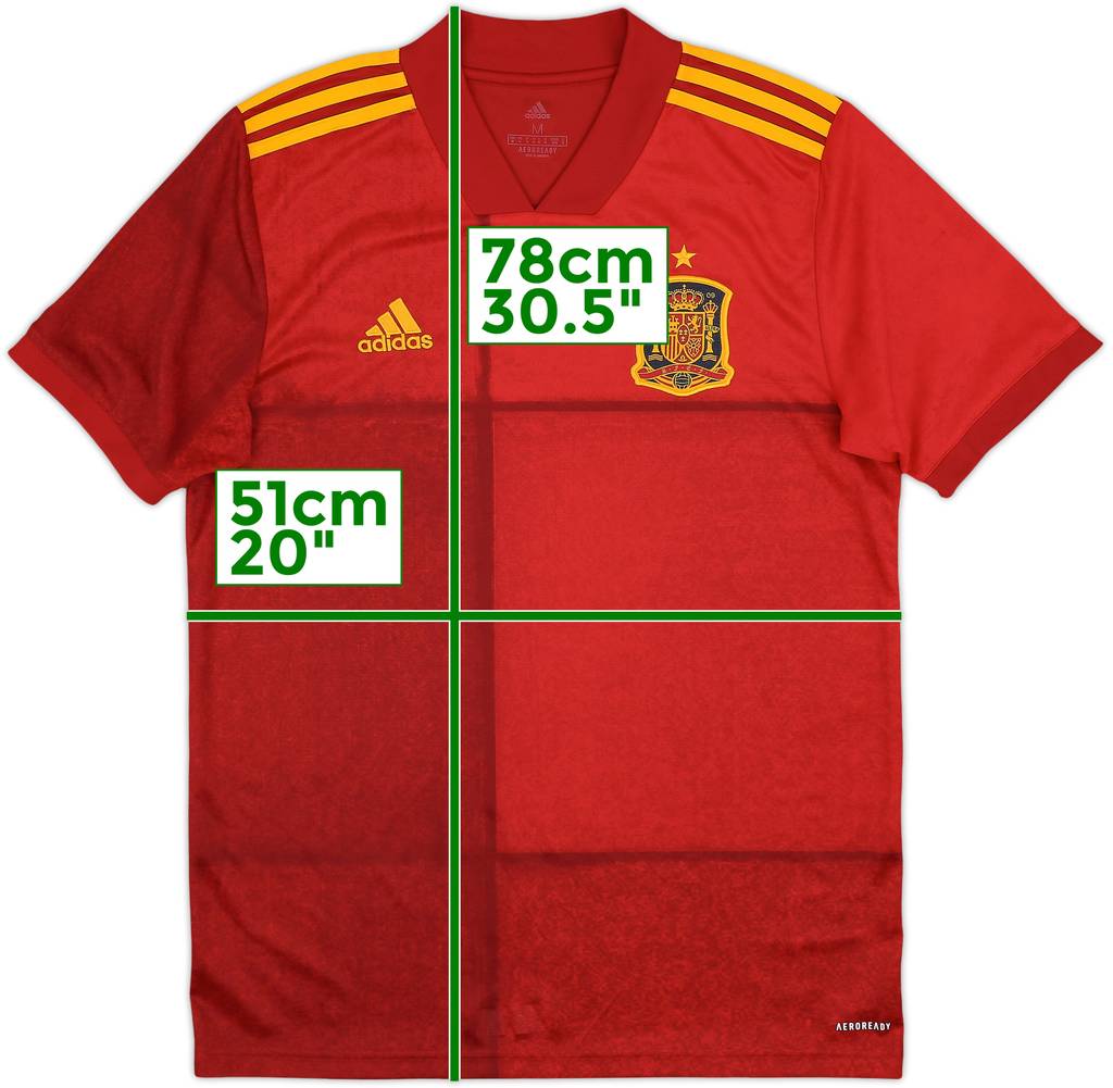 2020-21 Spain Home Shirt - 10/10 - (M)