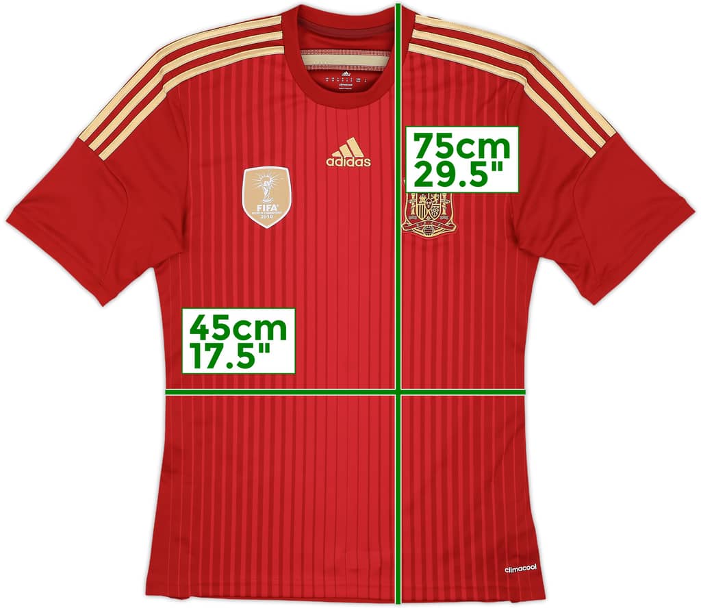 2013-15 Spain Home Shirt - 10/10 - (M)