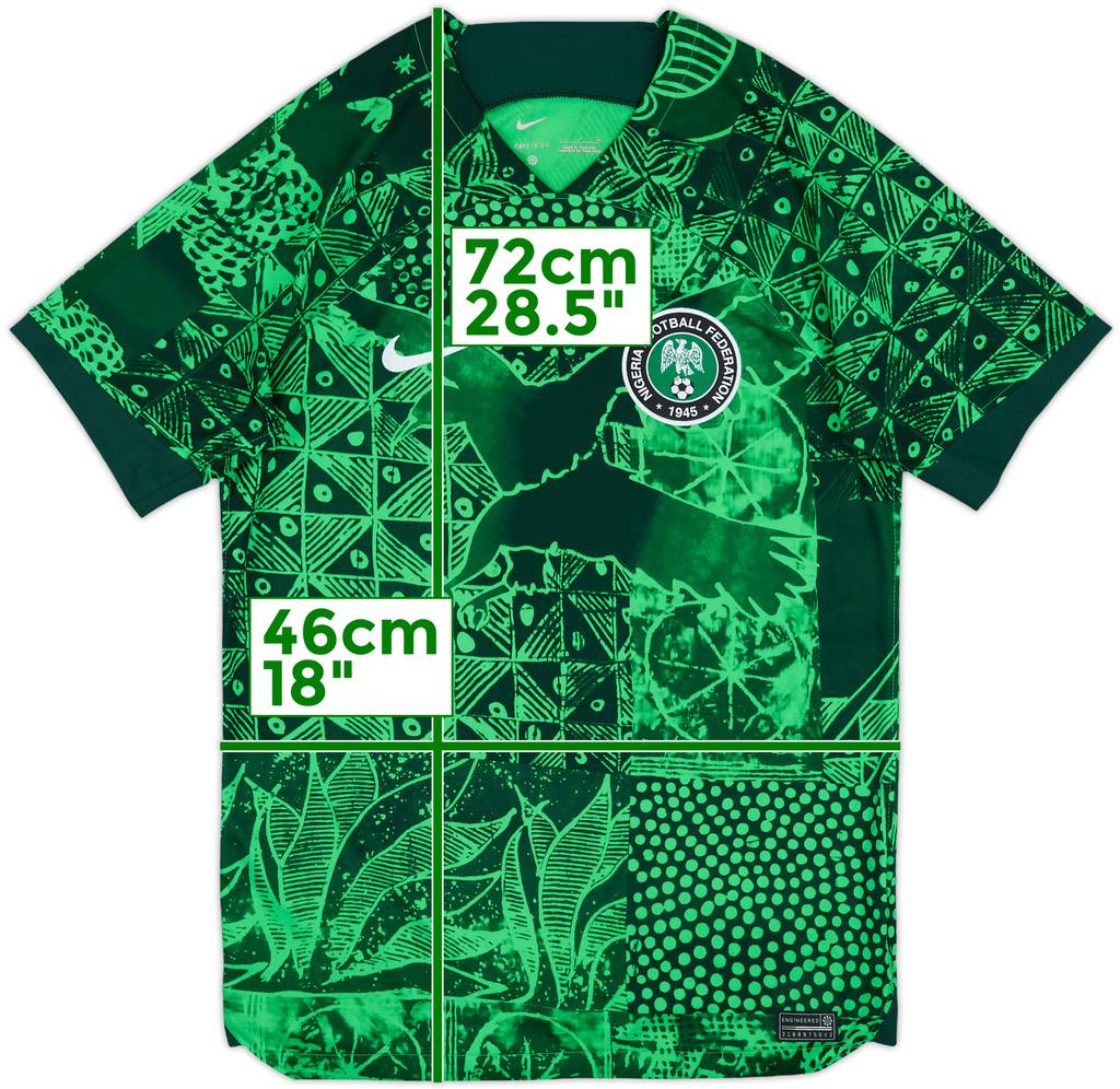 2022-24 Nigeria Home Shirt - 10/10 - (S)