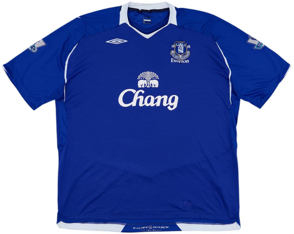 2008-09 Everton Home Shirt - 5/10 - (XL)