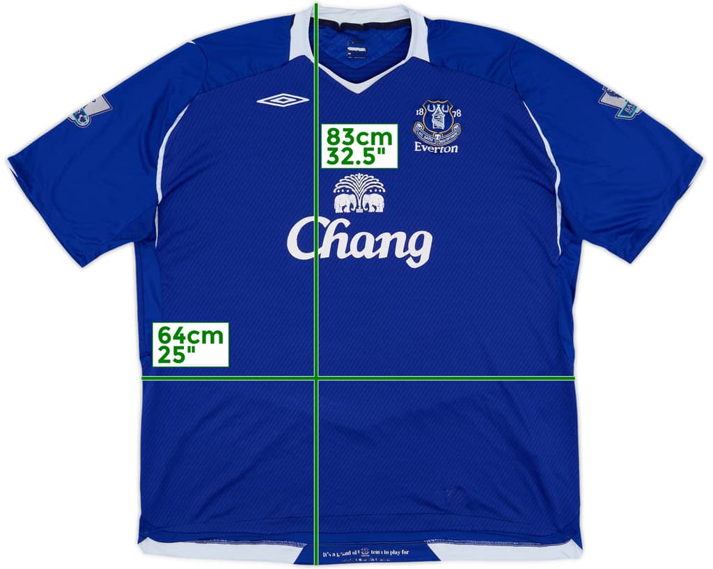 2008-09 Everton Home Shirt - 5/10 - (XL)