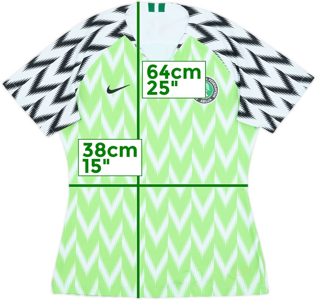 2018-19 Nigeria Home Shirt - 9/10 - (Women's S)
