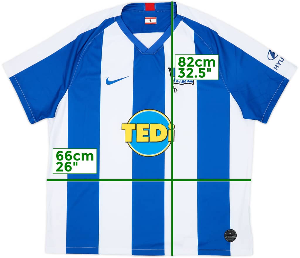 2019-20 Hertha Berlin Home Shirt - 10/10 - (XXL)