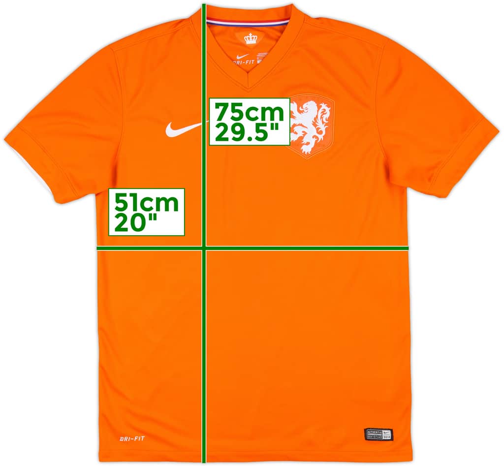 2014-15 Netherlands Home Shirt - 9/10 - (M)