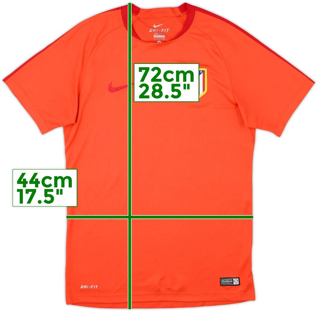 2015-16 Atletico Madrid Nike Training Shirt - 7/10 - (S)