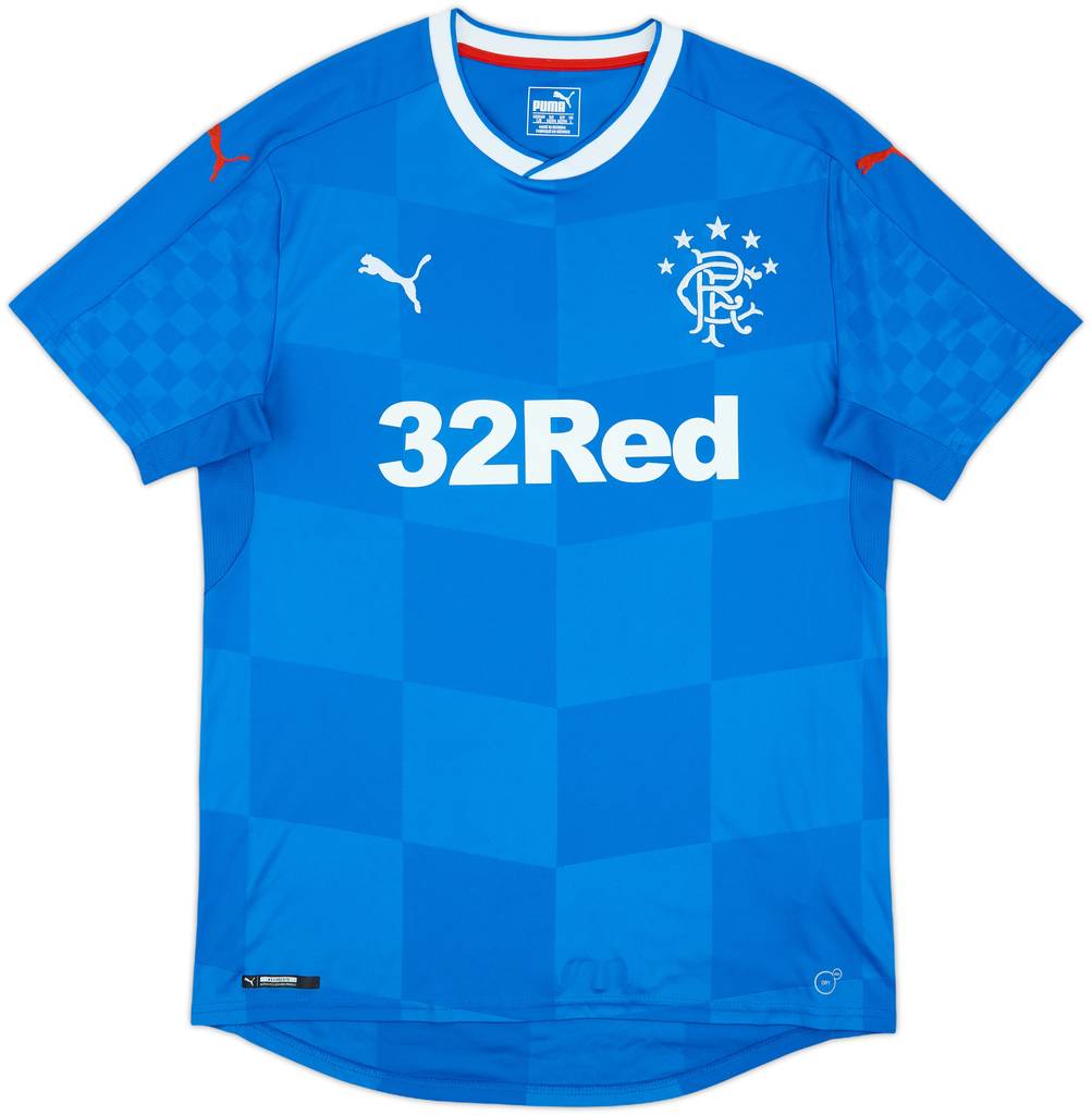 2016-18 Rangers Home Shirt - 9/10 - (L)