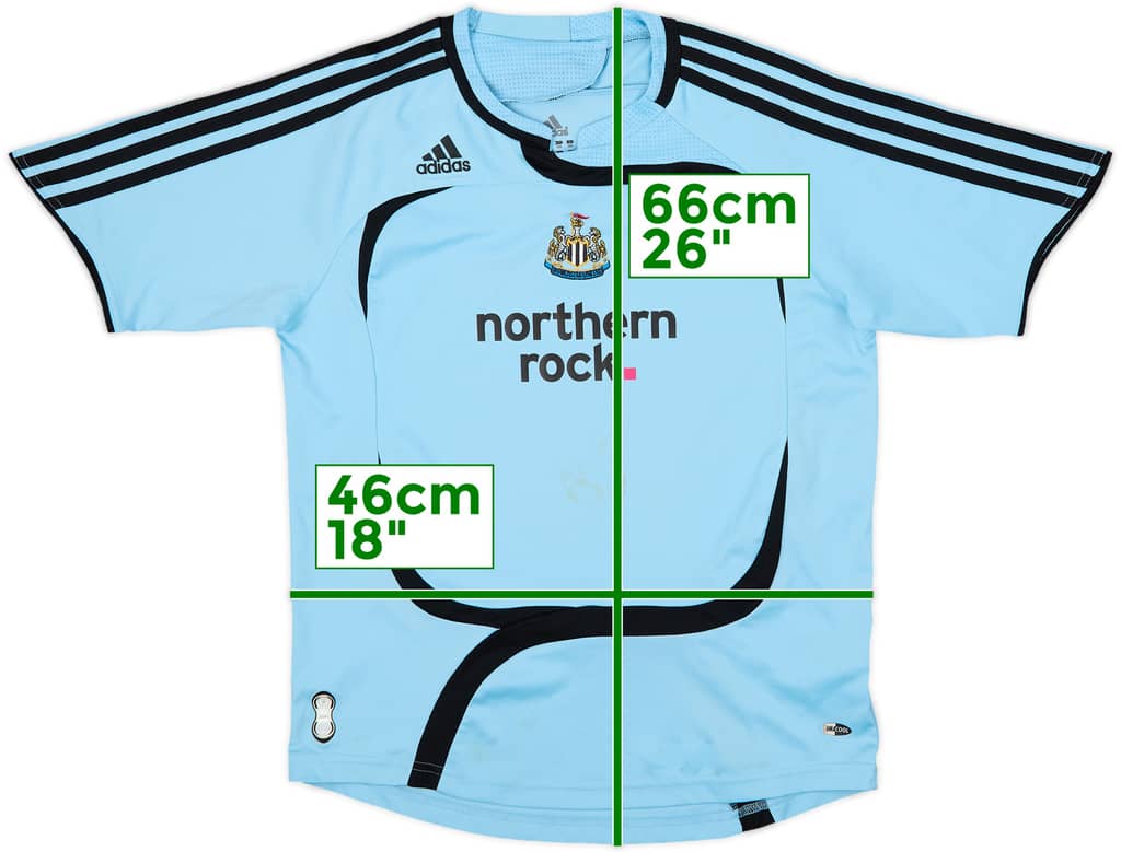 2007-08 Newcastle Away Shirt - 8/10 - (M.Boys)