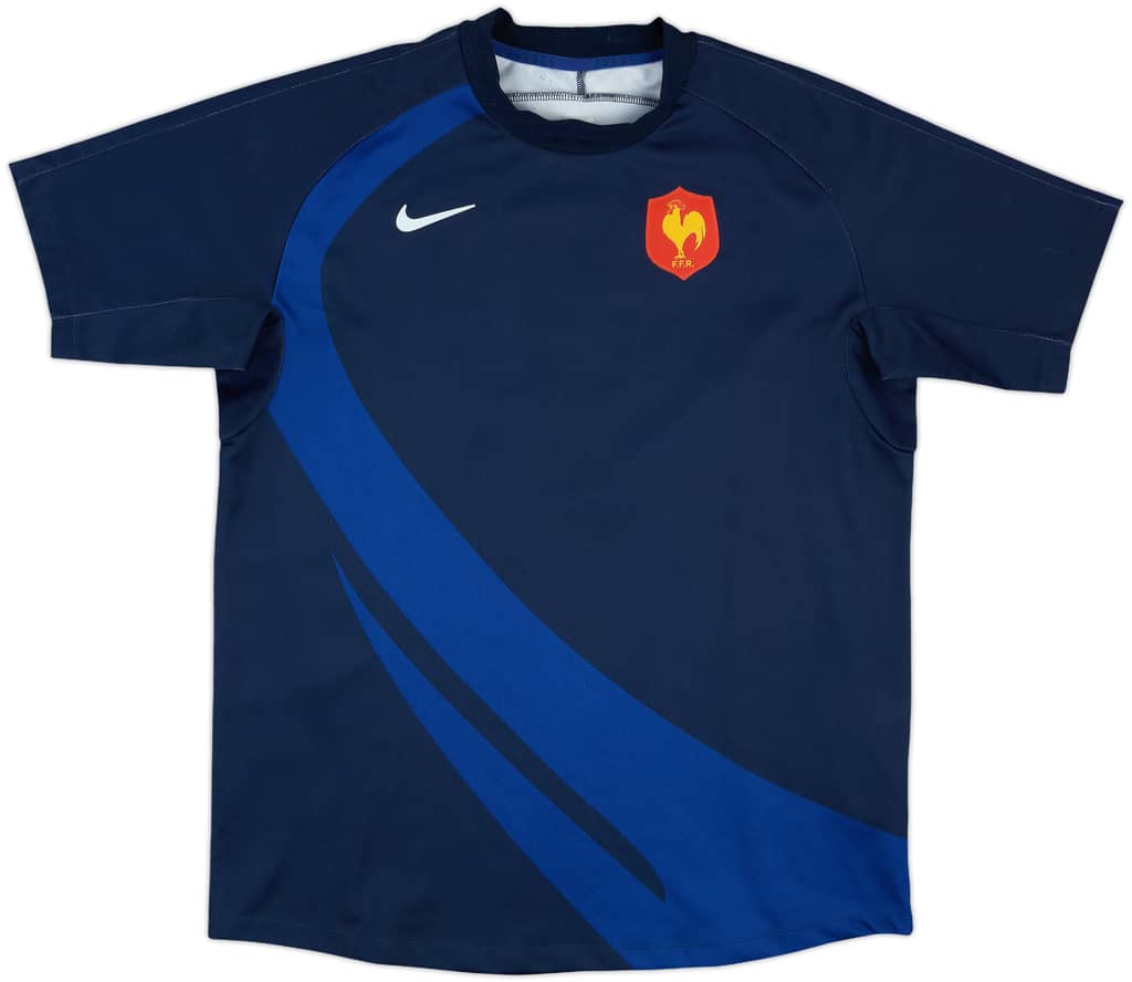 2007-08 France Rugby Home Shirt - 8/10 - (L)