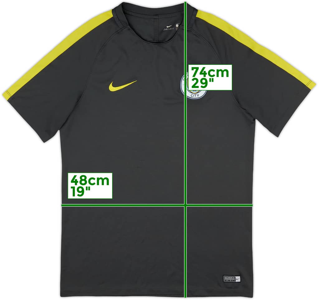 2016-17 Manchester City Nike Training Shirt - 8/10 - (M)