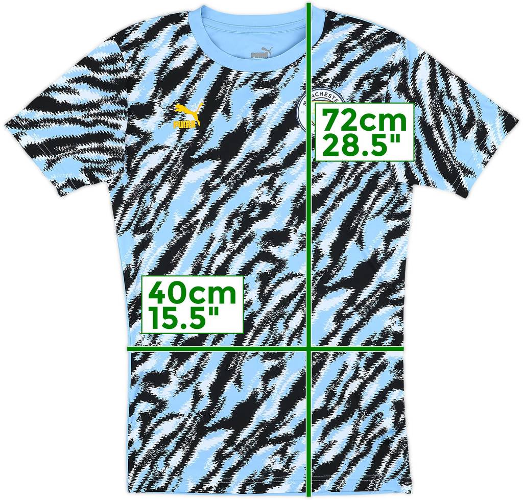 2021-22 Manchester City Puma Training Shirt - 10/10 - (XS)
