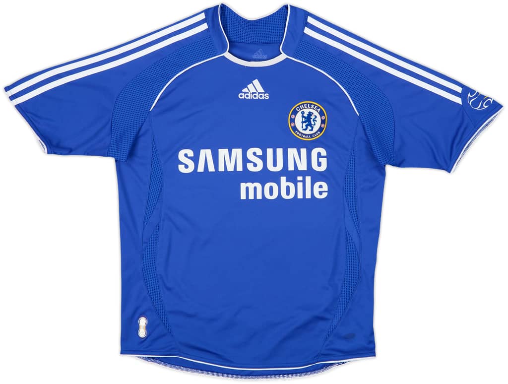 2006-08 Chelsea Home Shirt - 8/10 - (L.Boys)