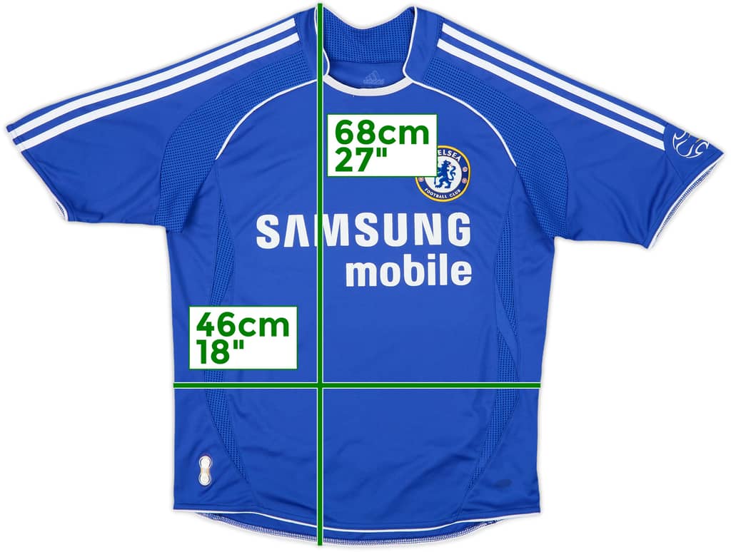 2006-08 Chelsea Home Shirt - 8/10 - (L.Boys)