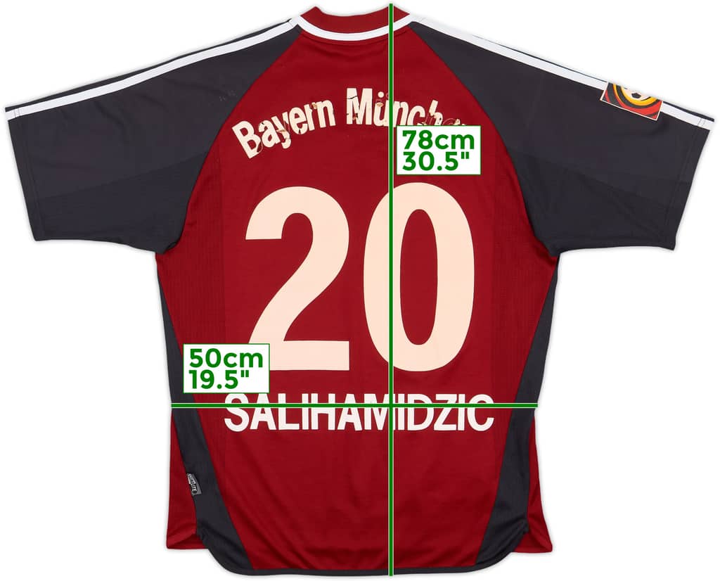2002-03 Bayern Munich Home Shirt Salihamidzic #20 - 4/10 - (M)