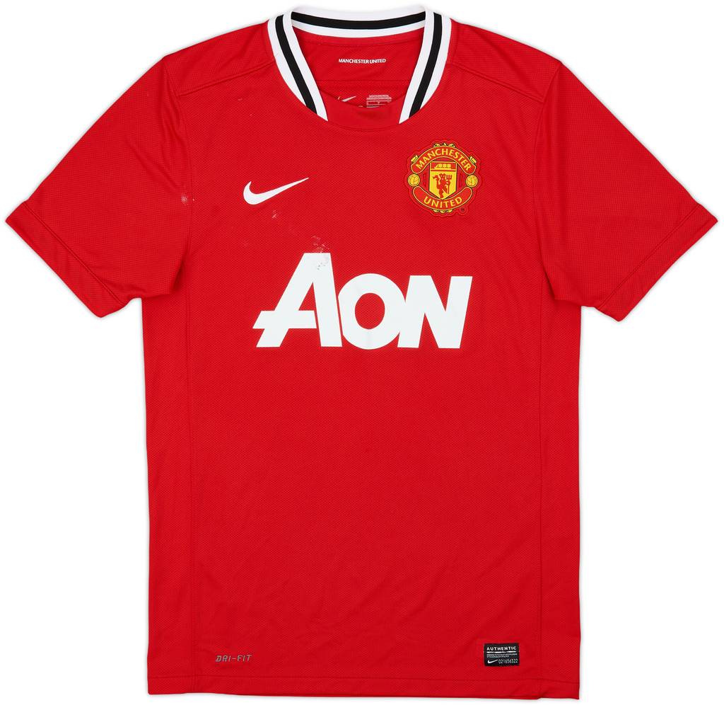 2011-12 Manchester United Home Shirt - 5/10 - (S)