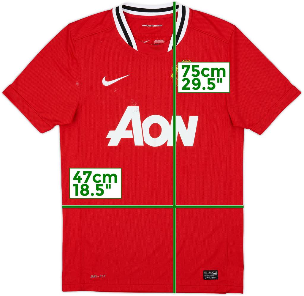 2011-12 Manchester United Home Shirt - 5/10 - (S)