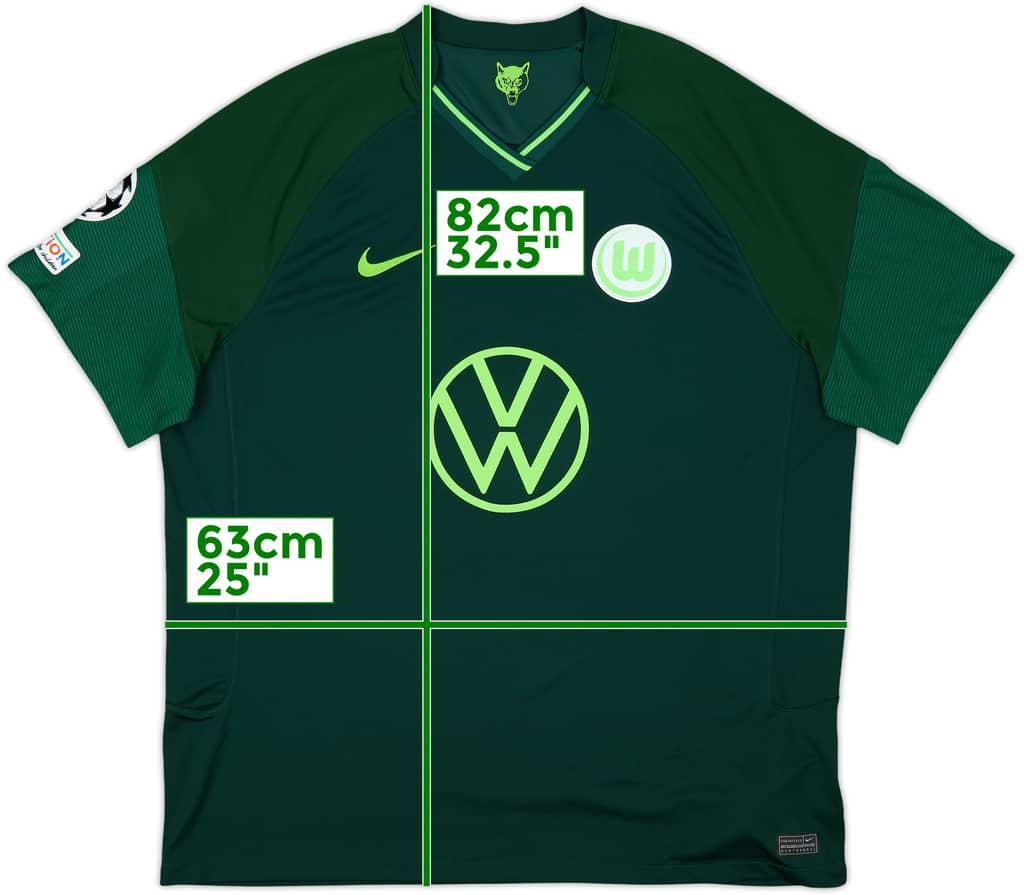 2021-22 Wolfsburg Away Shirt - 10/10 - (XXL)