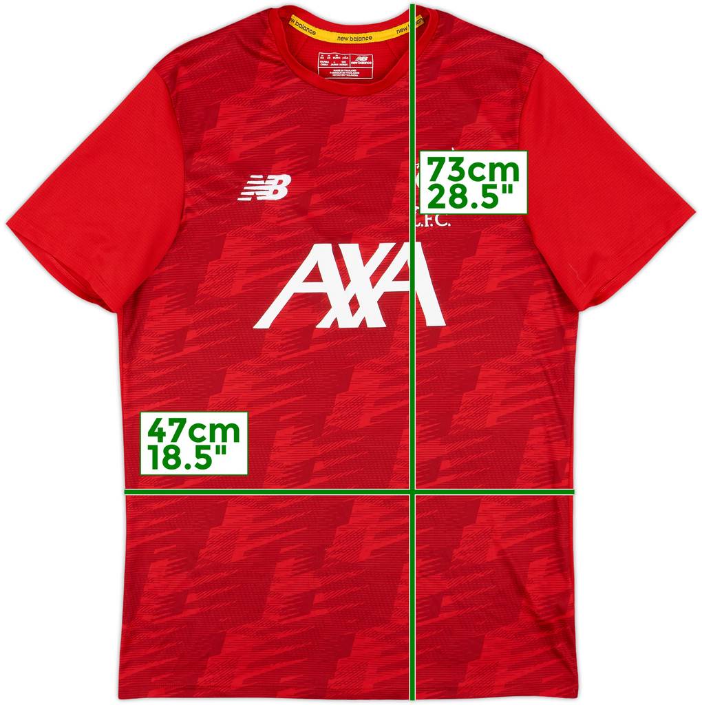 2019-20 Liverpool New Balance Training Shirt - 8/10 - (M)
