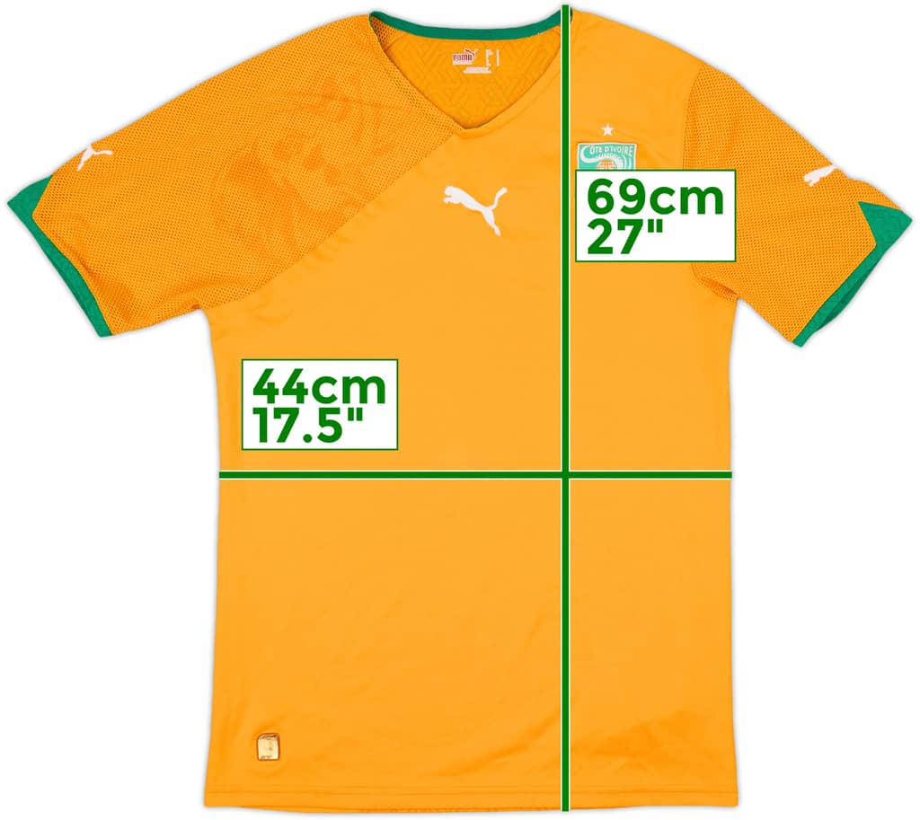 2010-11 Ivory Coast Home Shirt - 9/10 - (S)