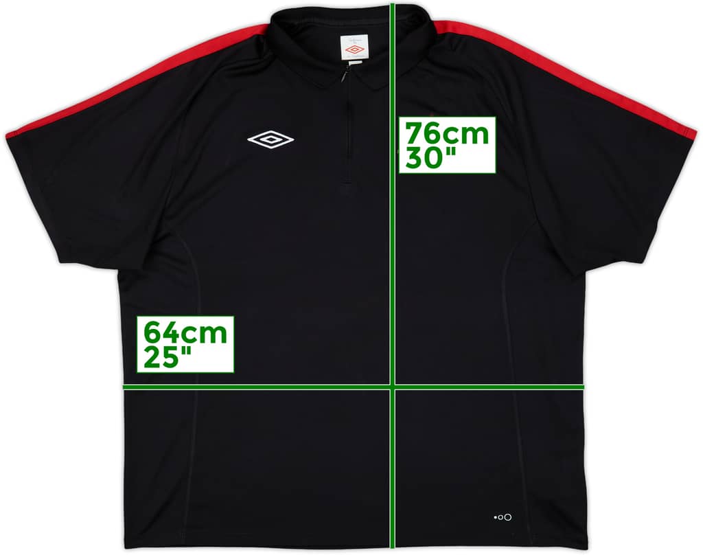 2011-12 Sunderland Umbro 1/4 Zip Polo Shirt - 9/10 - (3XL)