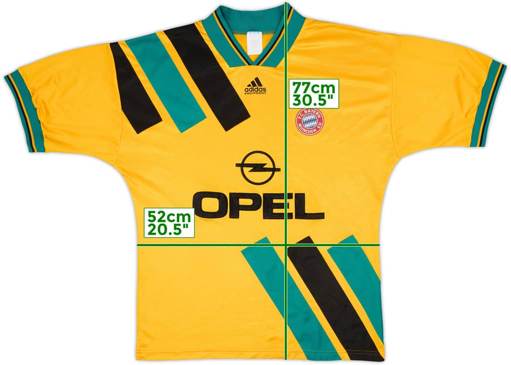 1993-96 Bayern Munich Away Shirt - 8/10 - (L)