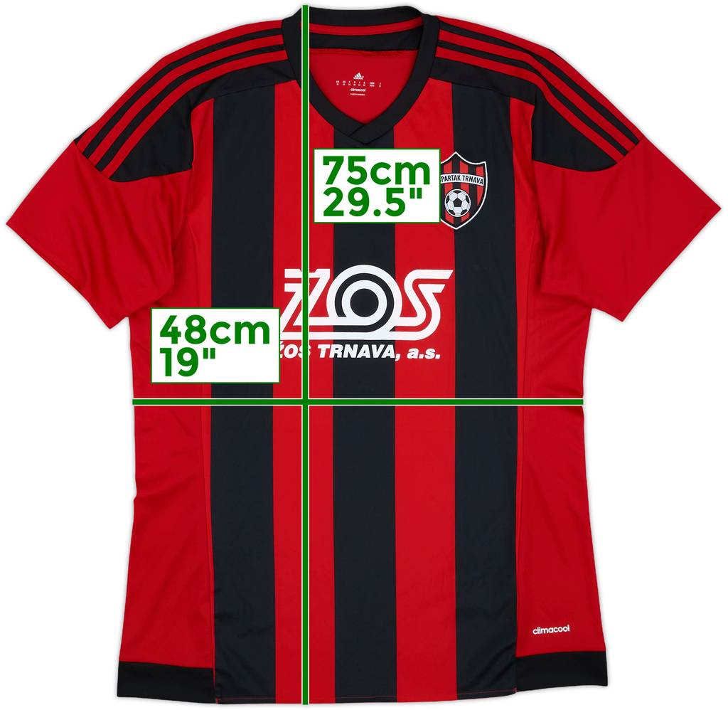 2015-16 Spartak Trnava Home Shirt - 9/10 - (M)