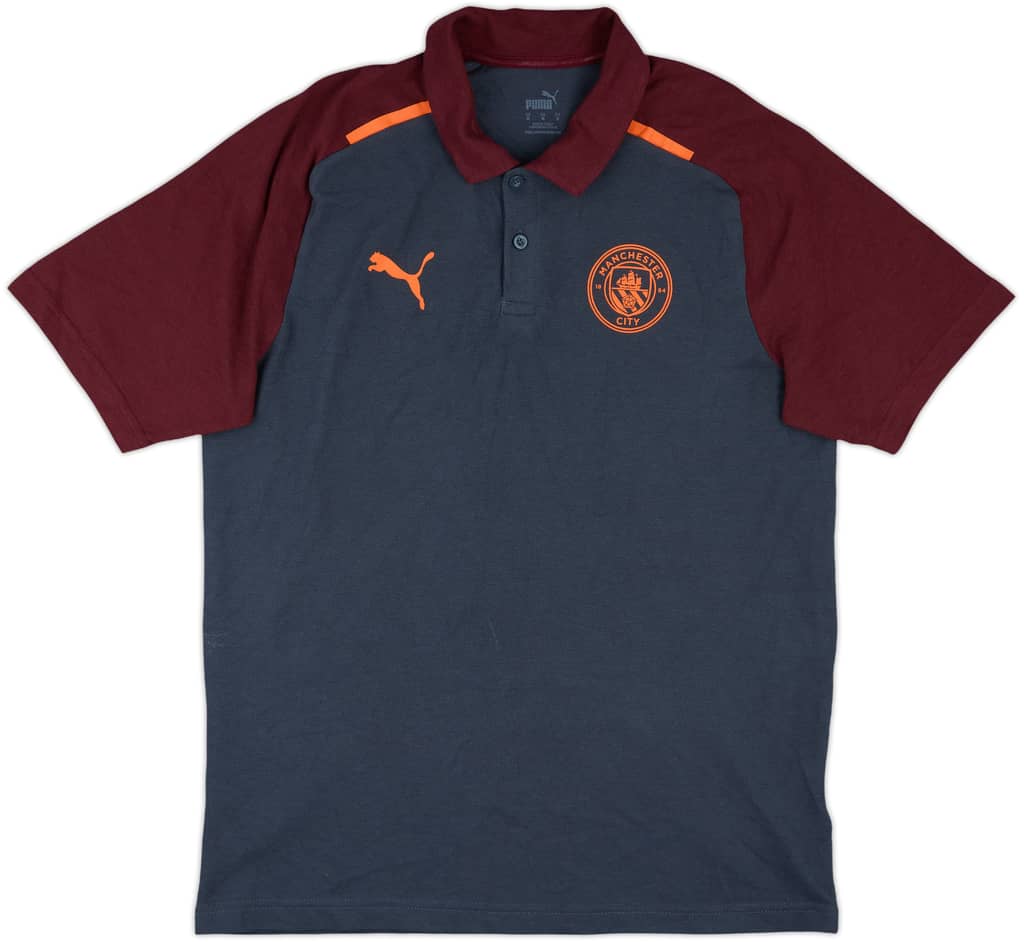 2023-24 Manchester City Puma Polo Shirt - 9/10 - (M)