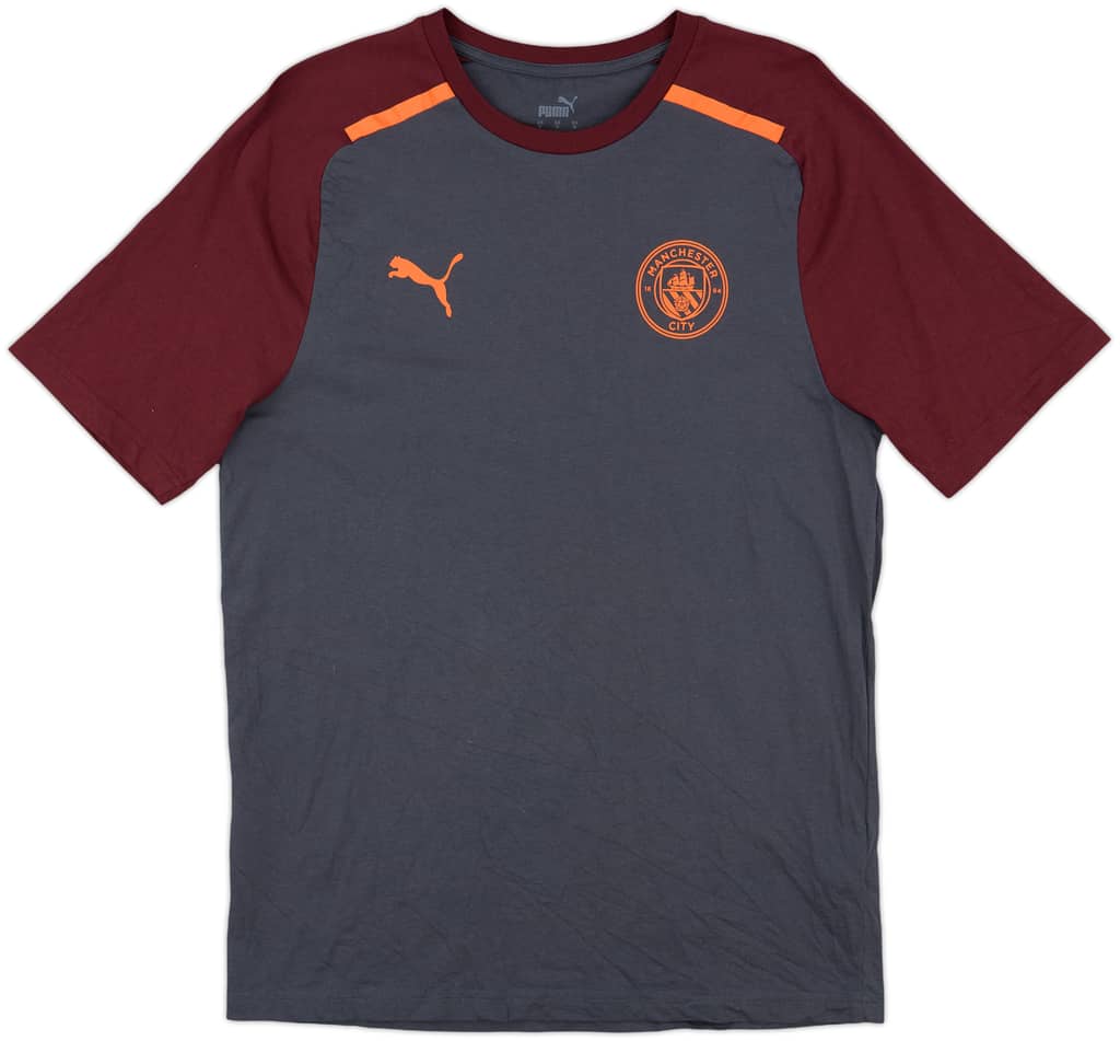 2023-24 Manchester City Puma Cotton Tee - 10/10 - (M)